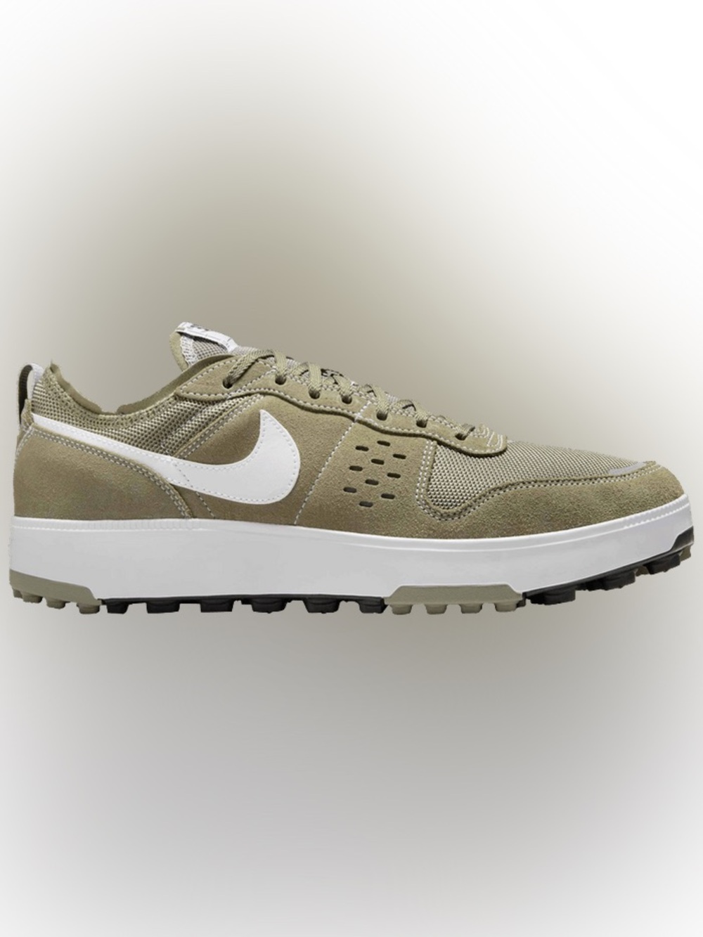 Nike Olive Green Suede Sneaker with White Nike C1TY 'Light Army'